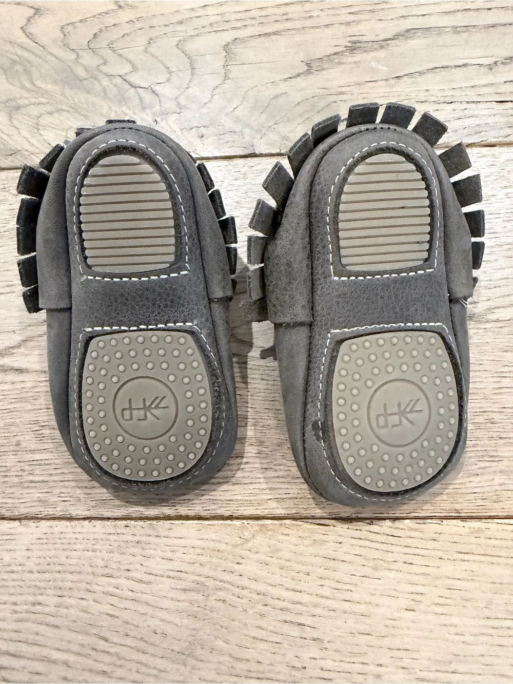 Freshly Picked - BLUE SPRUCE MOCCASIN BABY SHOE Size 4